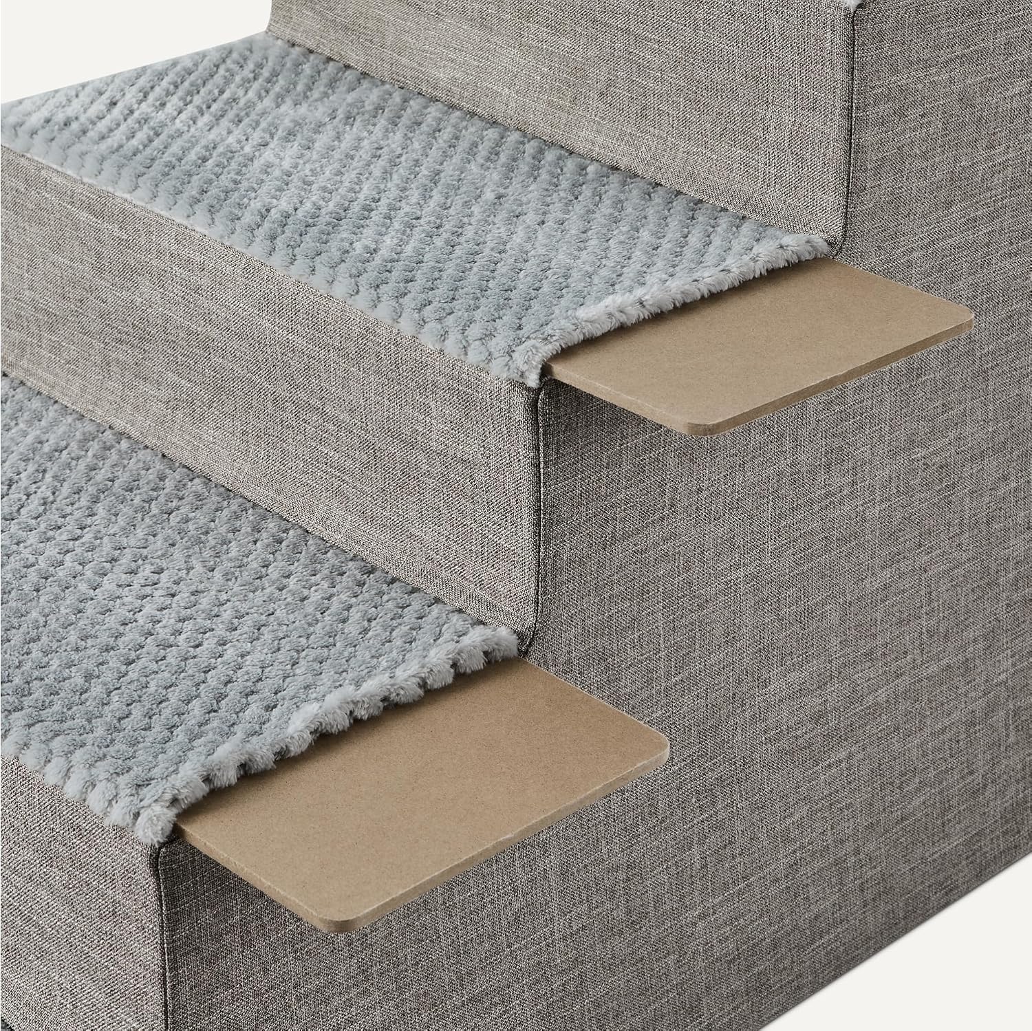 Thumbnail 3 de Amazon Basics Dog Steps, 4-Step Foam Dog Stairs (46.7 cm) for High Beds and Sofas