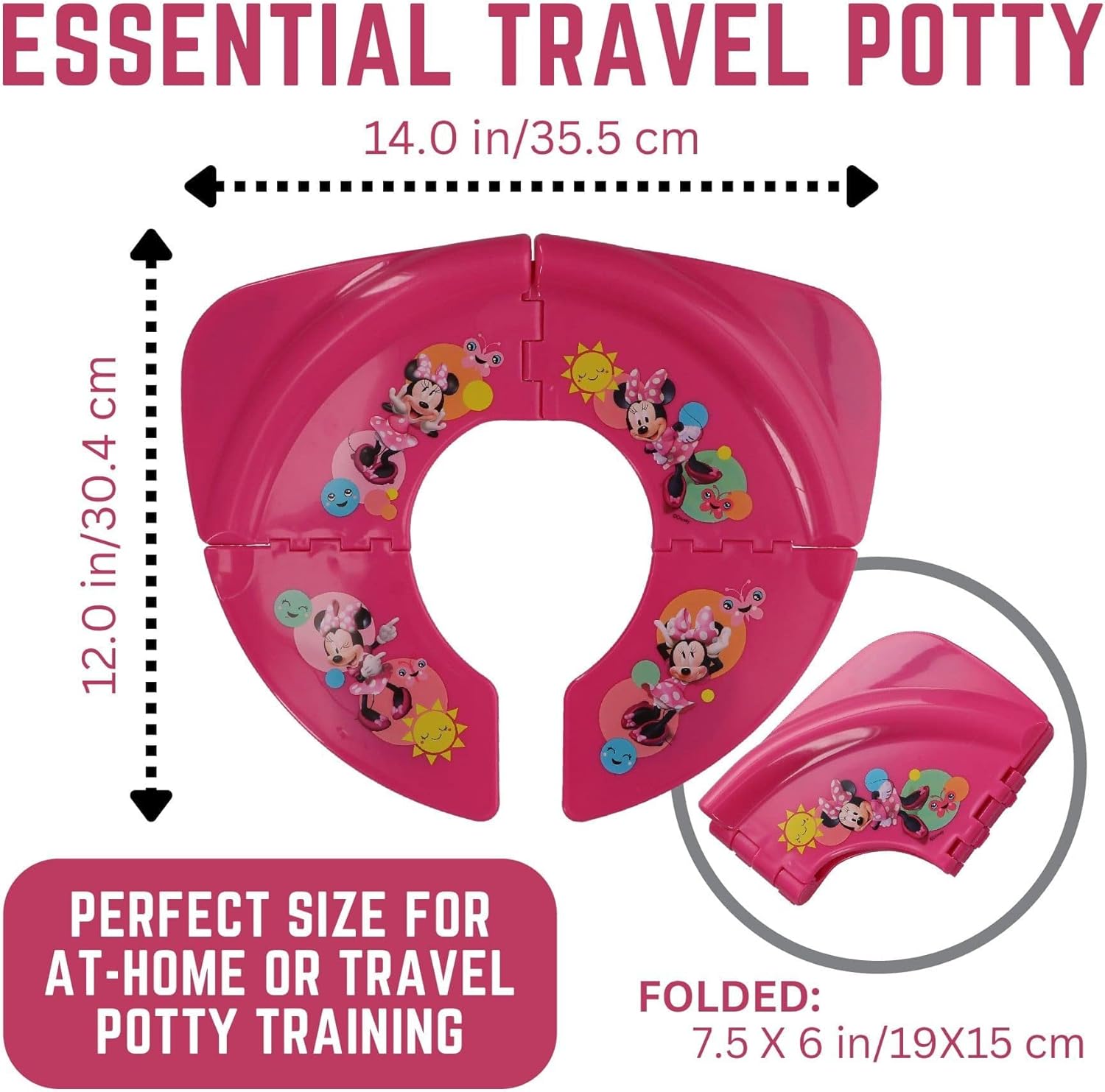 Thumbnail 1 de Disney Minnie Mouse Smile – Vasino pieghevole da viaggio