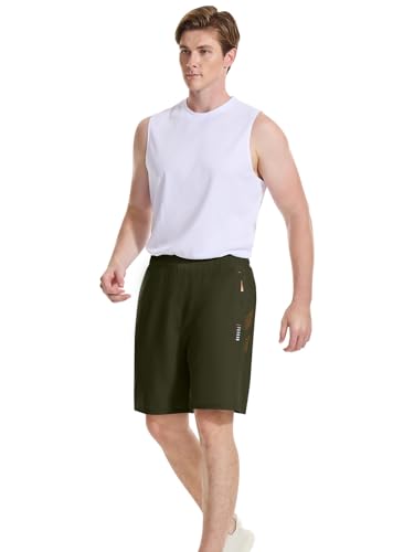 Detalle de Cimic Pantalón corto de running para hombre con bolsillos y cremallera