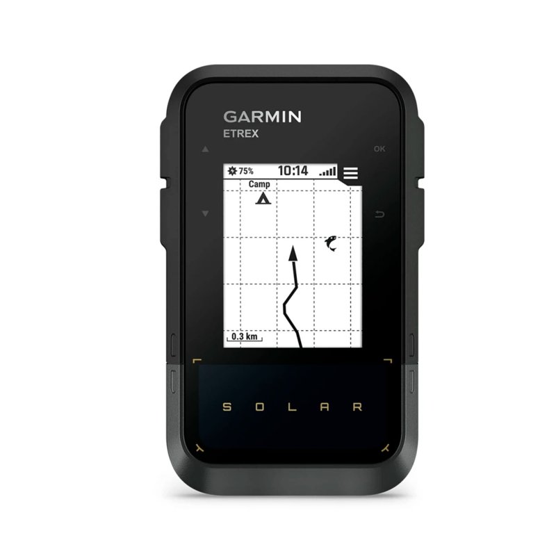 Detalle de Garmin eTrex Solar: Navegador GPS de mano para senderismo con carga solar
