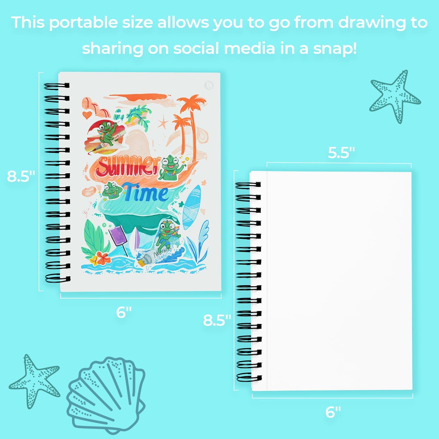 Thumbnail 3 de Ohuhu A5 bleedproof sketchbook, 150gsm