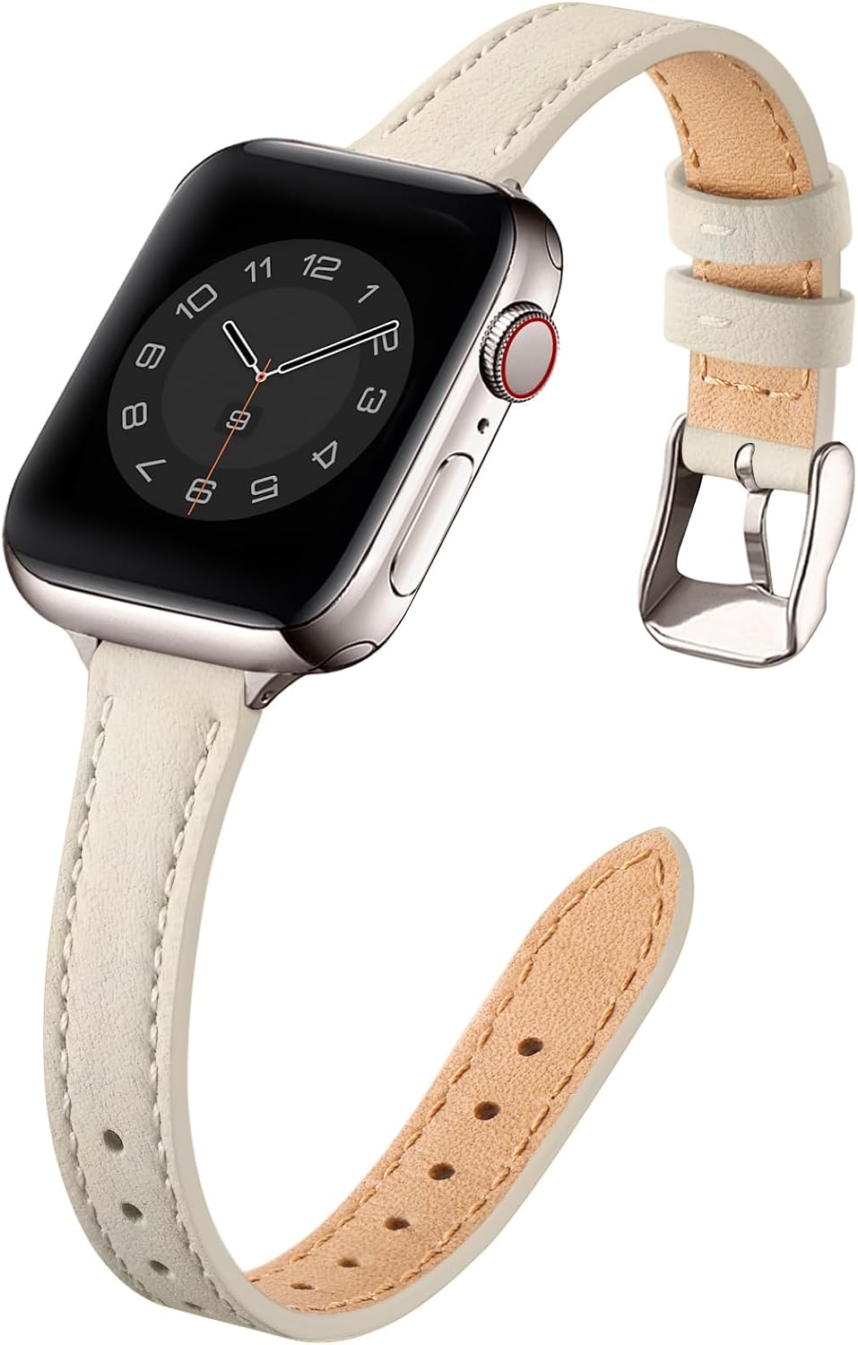 Detalle de SUNFWR Leather Strap for Apple Watch 42mm