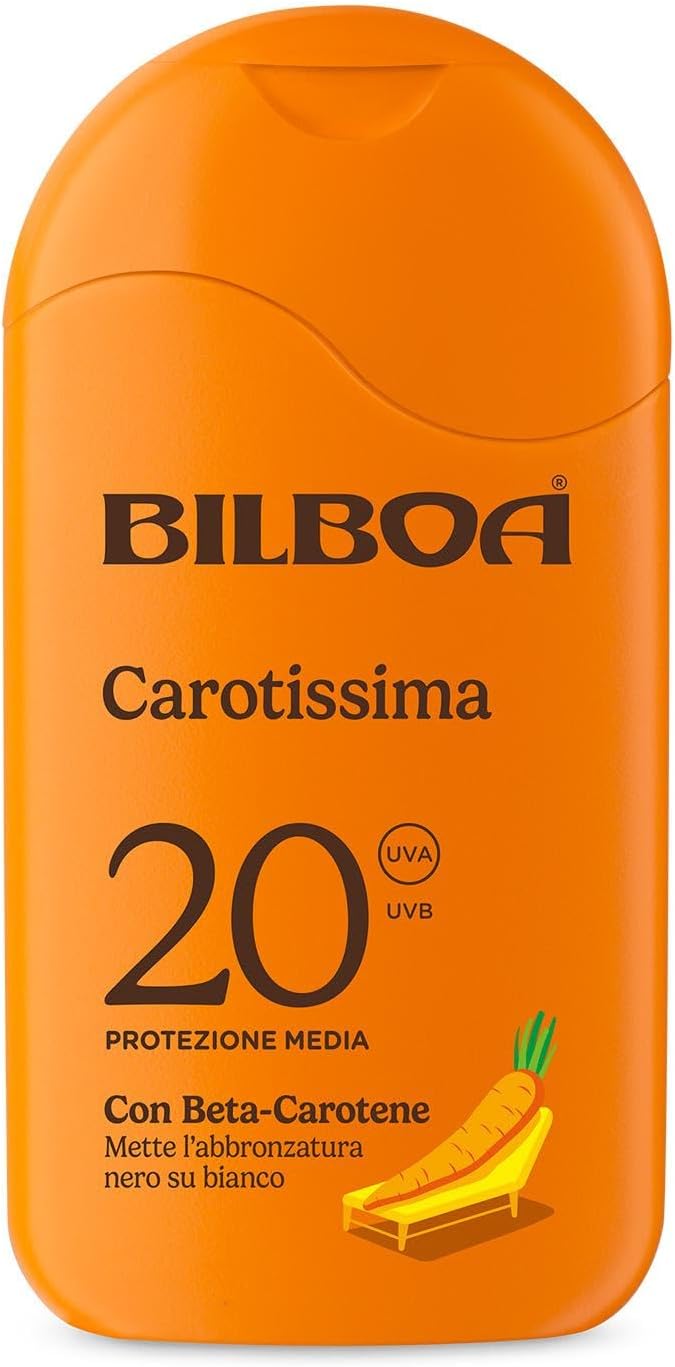 Detalle de Latte solare Bilboa Carotissima SPF 20, 200 ml