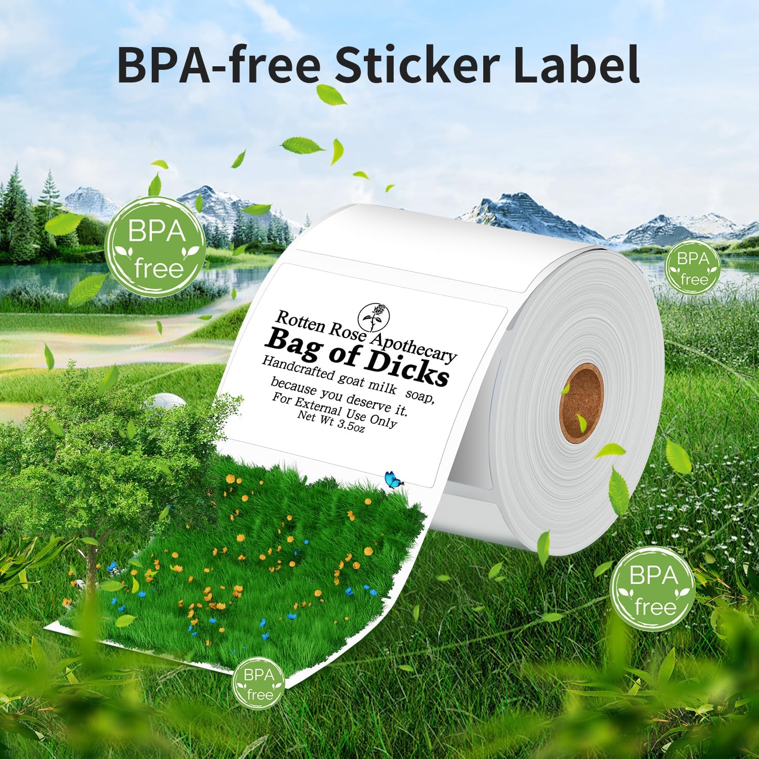 Detalle 2 de Phomemo 3 Rolls M110 Label (1.18" x 0.79" / 30x20mm) Self-Adhesive Thermal Labels for M110 & more