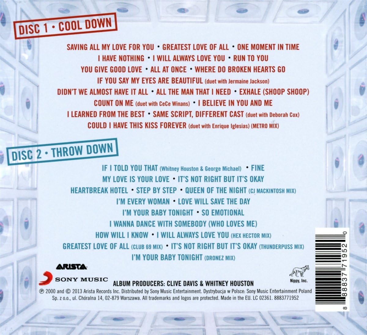 Detalle 2 de Sony Music Greatest Hits CD by Whitney Houston, 35 tracks, Digibook edition