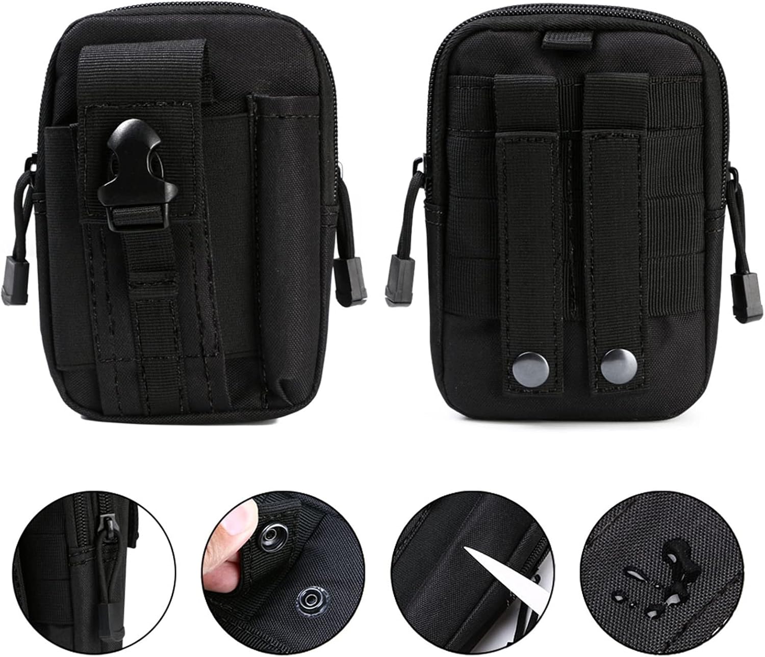 Detalle de flintronic Bolsa Cintura Táctica 📦 - Compacto y Multiusos