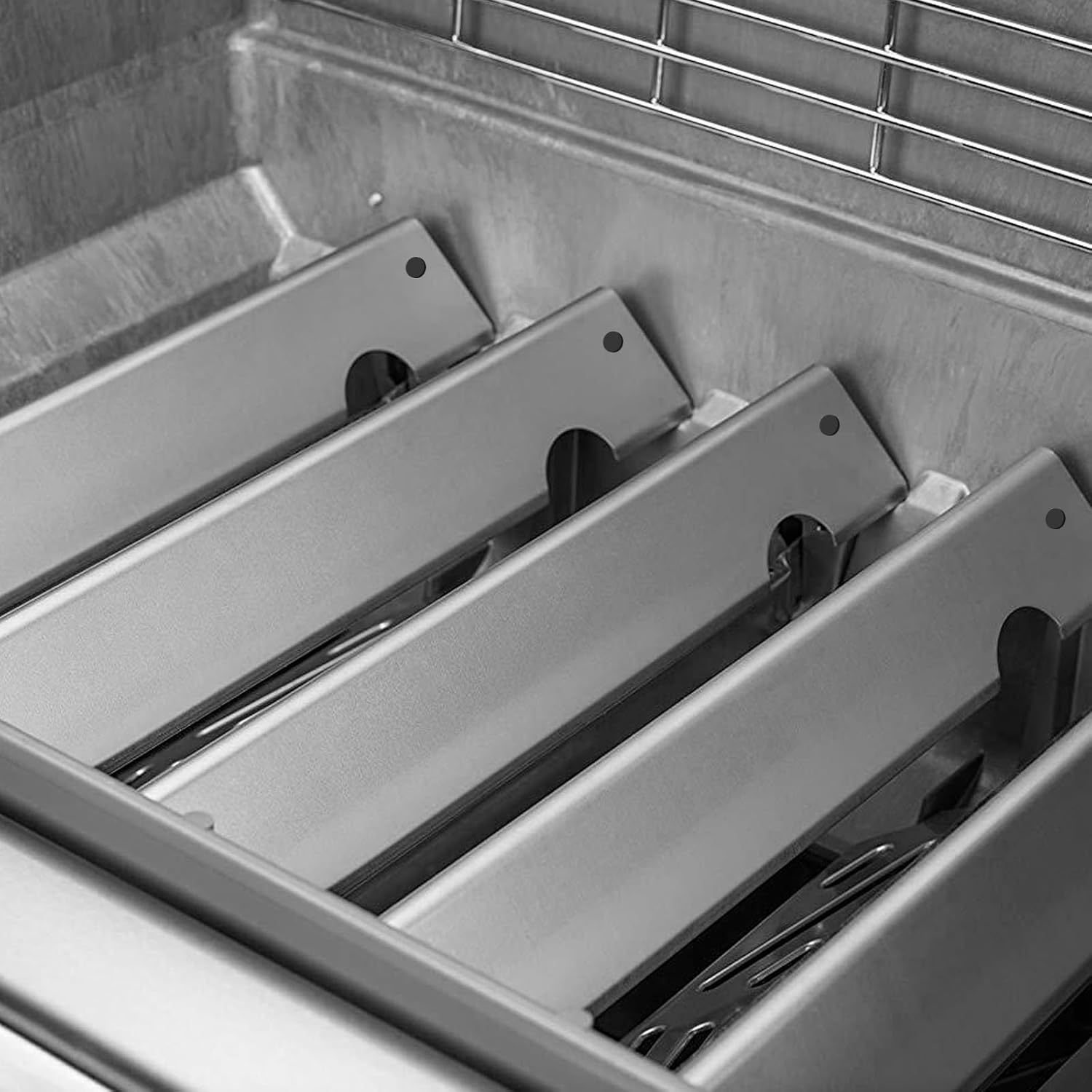 Thumbnail 5 de Ersatz-Aromaschienen 66032 (Set mit 5) für Weber Genesis II/LX & GS4 – Hitzeschild für gleichmäßige Hitze