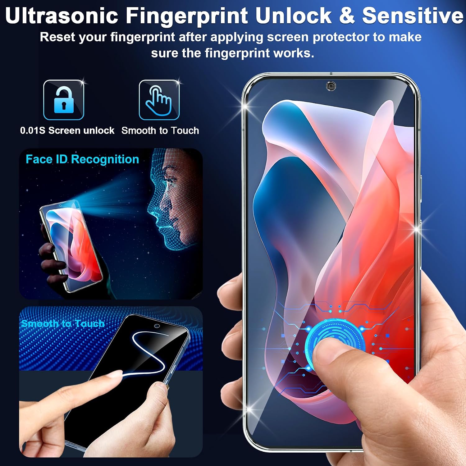 Detalle 2 de Firtstnow Tempered Glass Screen Protector 3-Pack