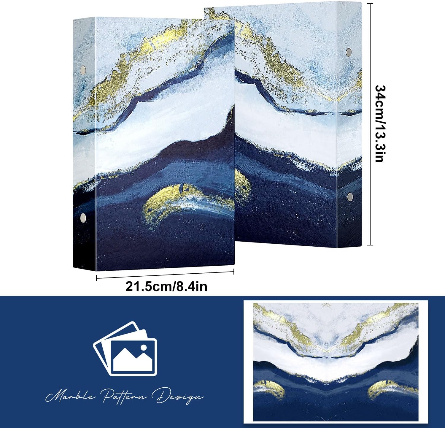 Thumbnail 1 de Lanpn Photo Album 6x4 300 Pockets Leather Hardcover – Holds 300 Horizontal Photos