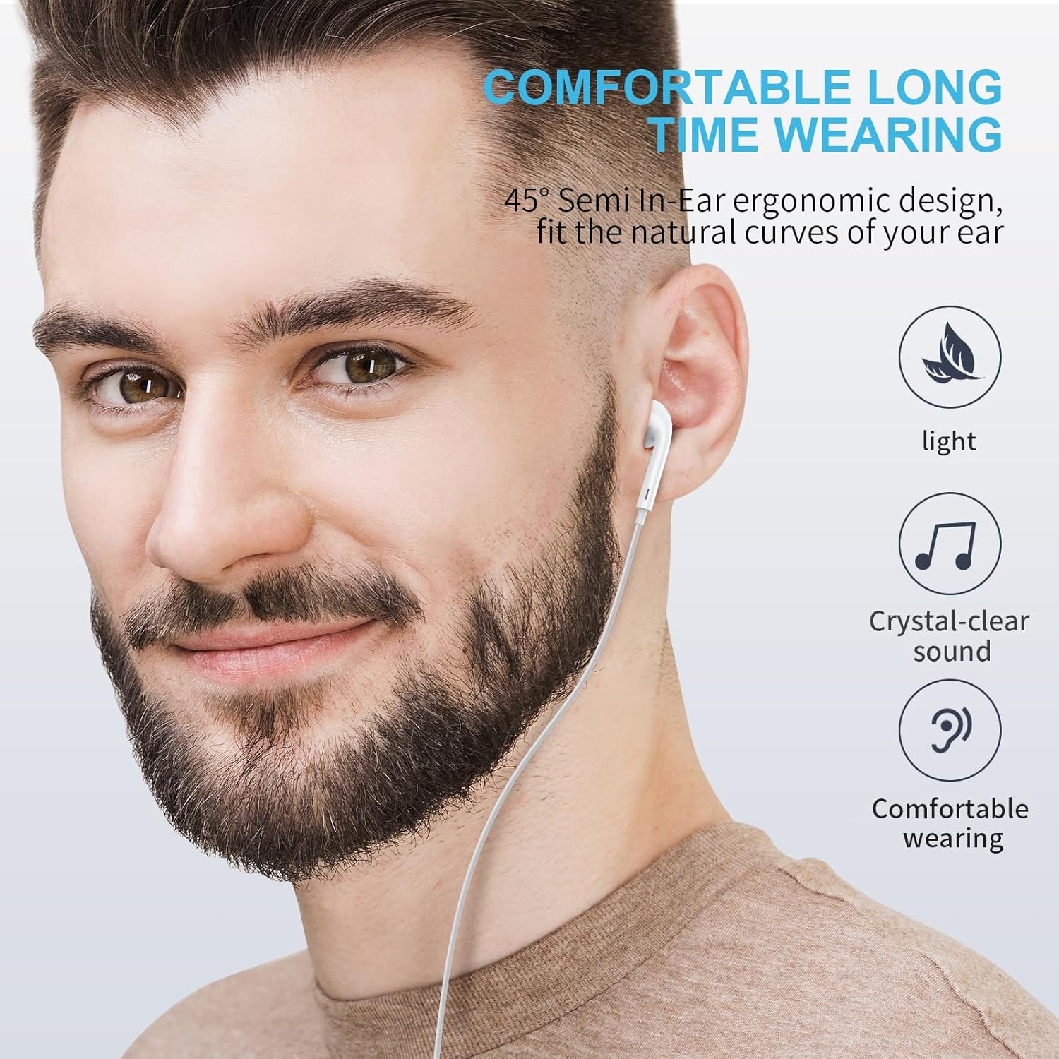 Detalle de Wired Earbuds 3.5mm Clear Call