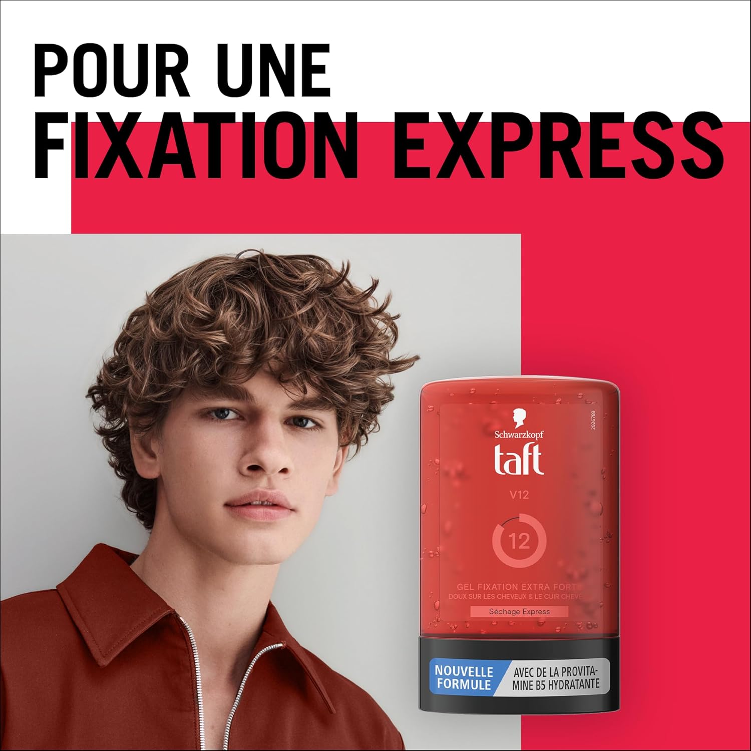 Thumbnail 2 de TAFT Schwarzkopf Gel Tube Modellante V12 con provitamina B5, asciugatura rapida e tenuta extra forte