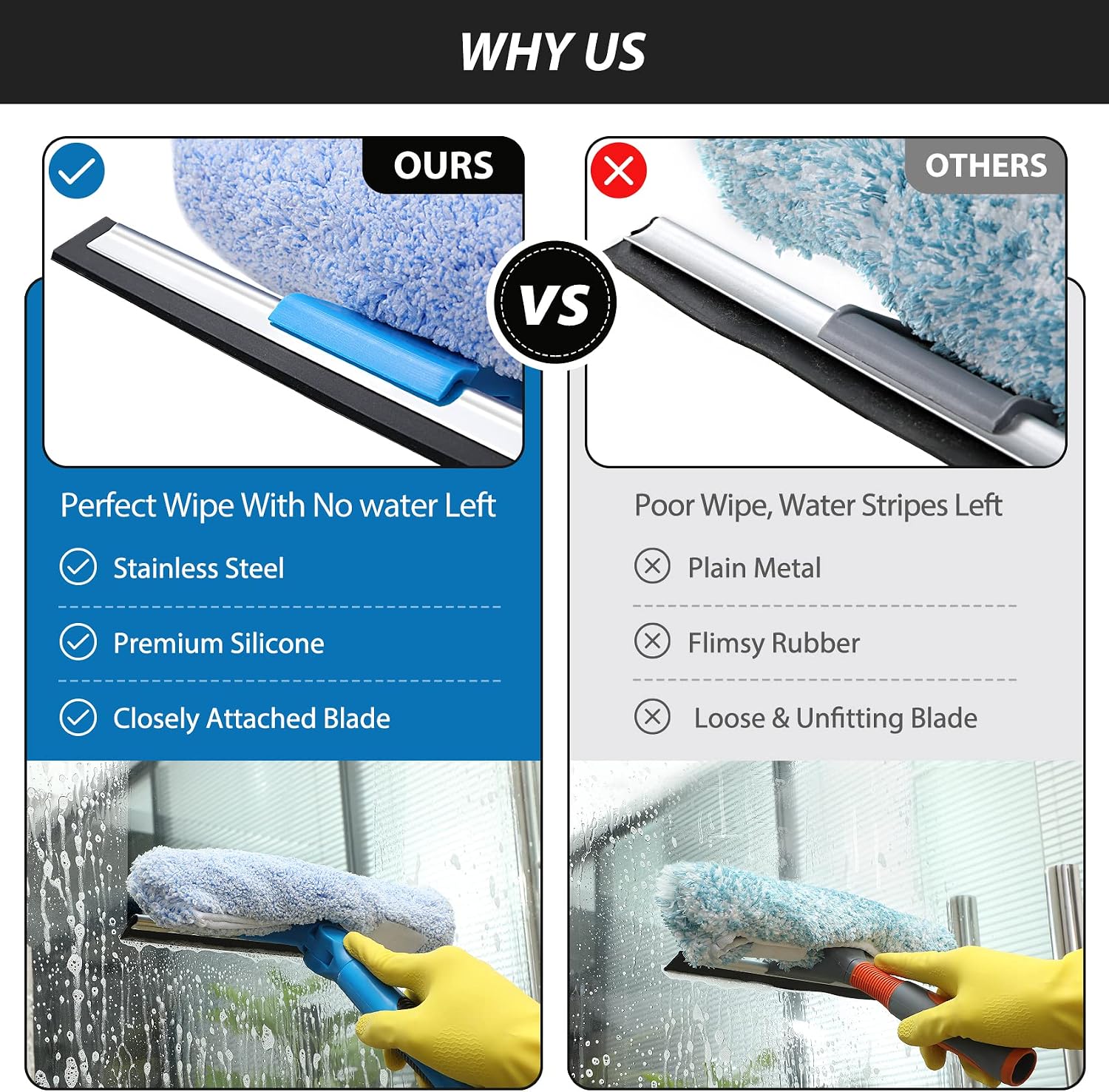 Thumbnail 2 de VITEVER Professional 69'' Window Squeegee Cleaner Kit