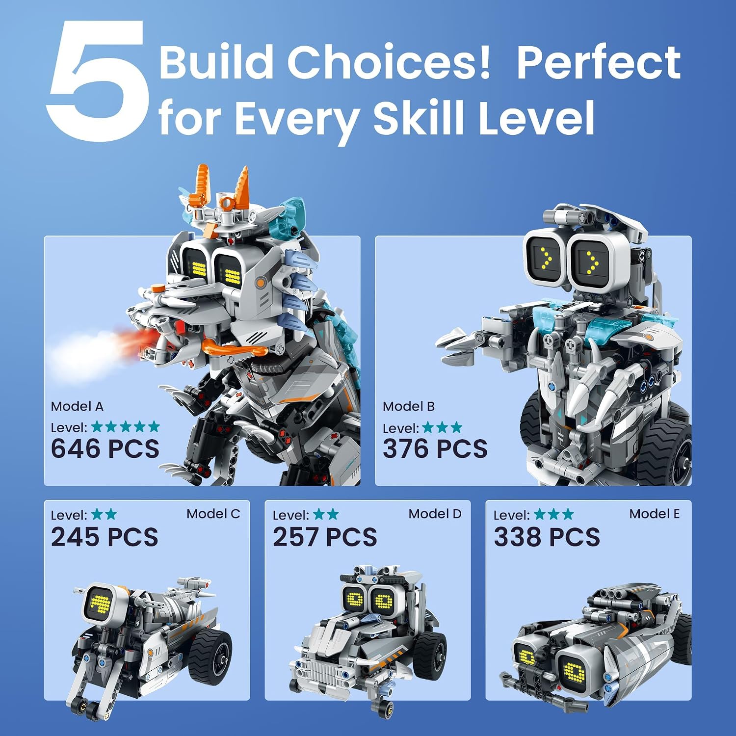 Thumbnail 6 de Sillbird robot building kit, 5-in-1