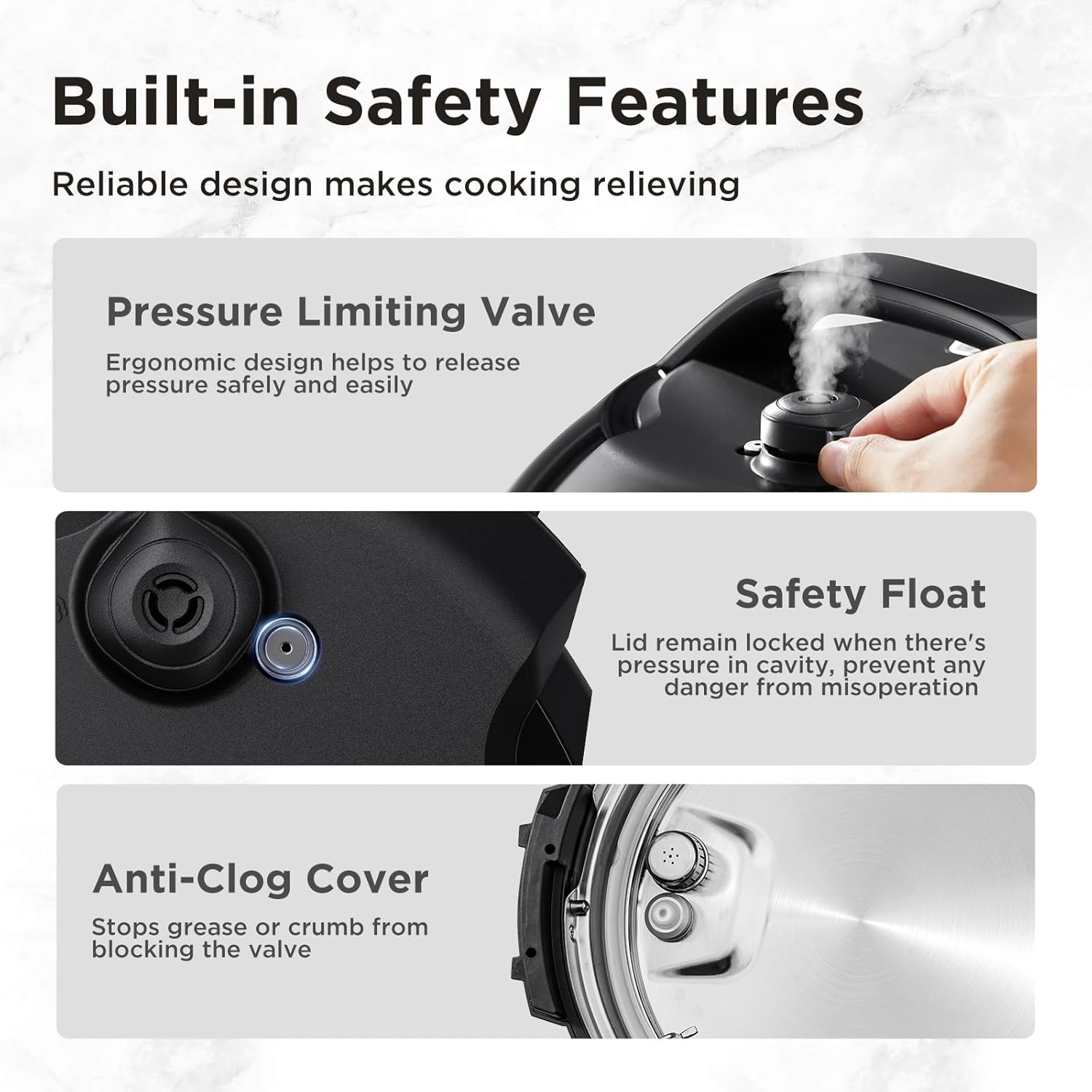 Thumbnail 6 de Midea 6L pressure cooker 9-in-1