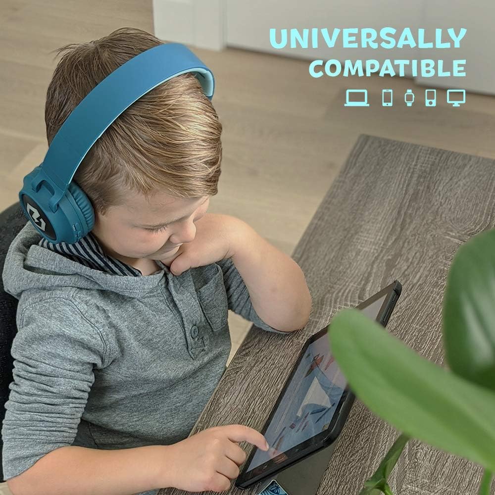 Thumbnail 2 de PowerLocus Auriculares Bluetooth para Niños 🎧, Sonido Seguro y Plegable