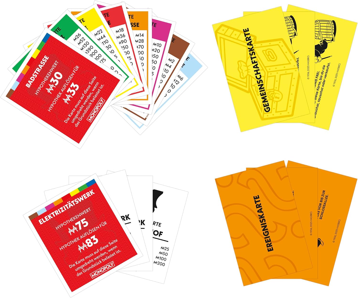 Detalle 2 de Monopoly Basisspiel mit Aufbewahrungsfach und größeren Spielfiguren – Deutsche Fassung