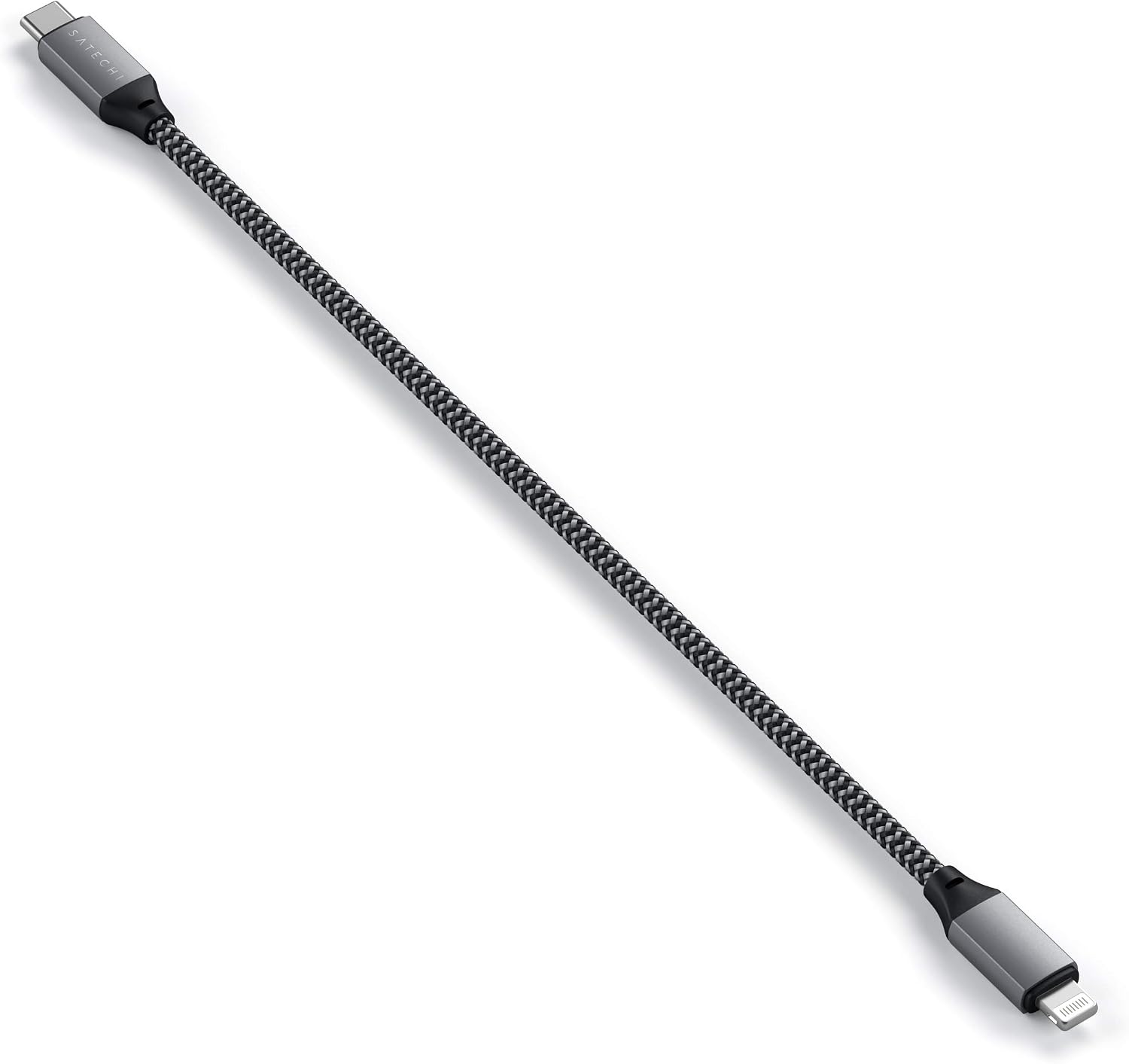 Detalle de Satechi USB-C auf Lightning Ladekabel (25 cm), MFi-zertifiziert – für iPhone & AirPods mit Lightning