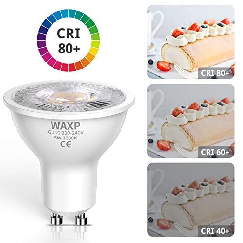 Thumbnail 3 de WAXP GU10 LED Spot Light Bulbs Warm White 5W (3000K) 365lm – 10 Pack