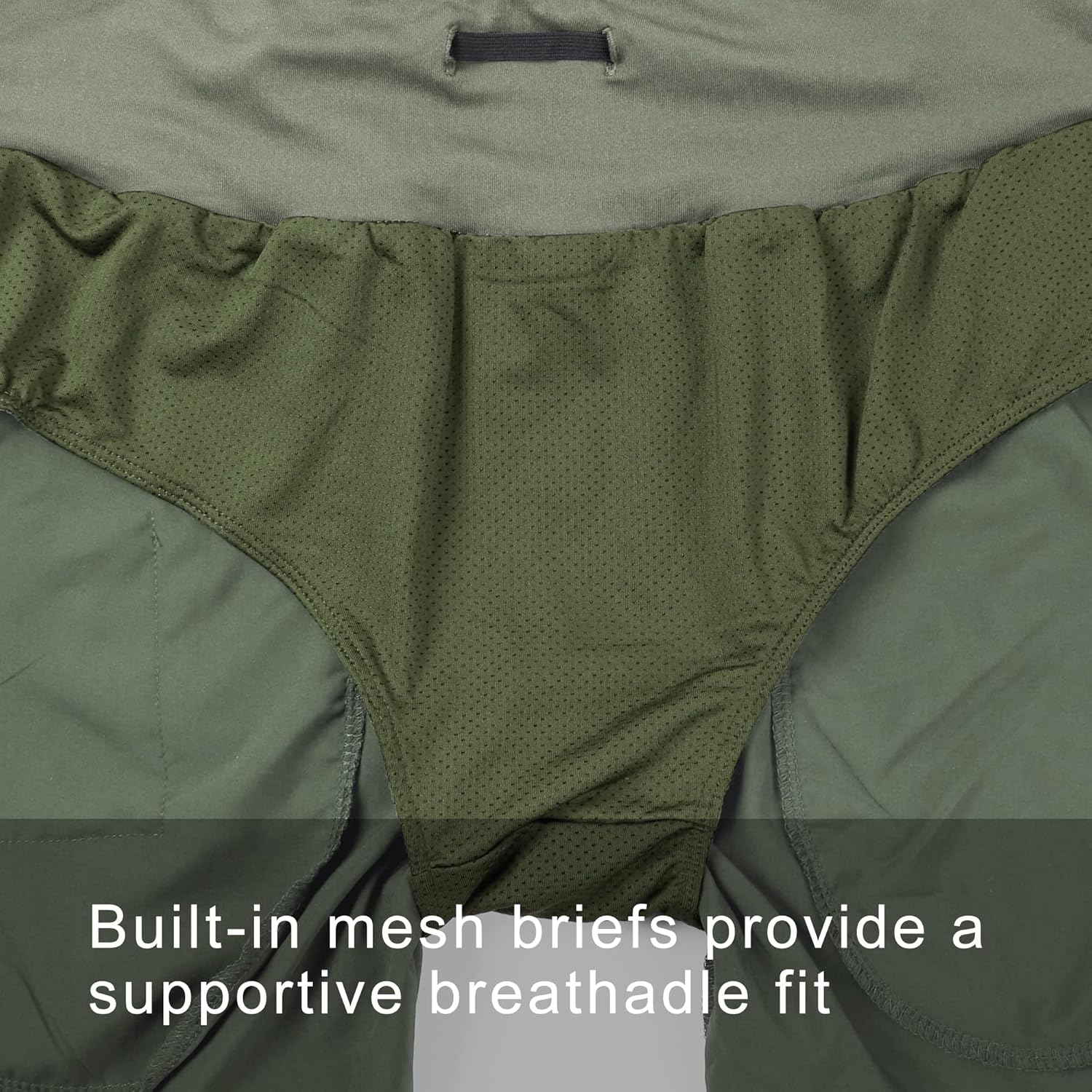 Thumbnail 3 de Libin Short Running Femme Taille Haute Doublure Séchage Rapide 7'' avec Poches Zippées