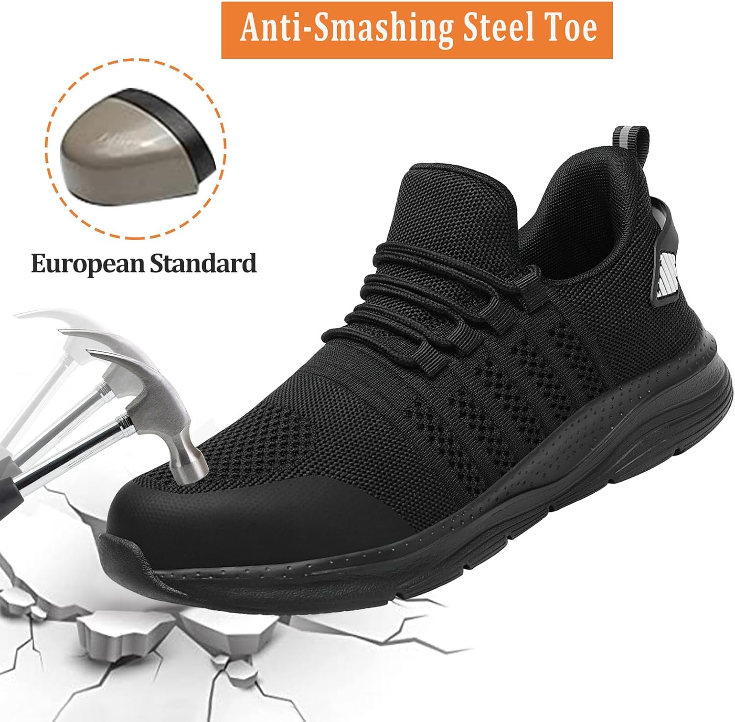 Thumbnail 2 de LUPWEE Safety Trainers: Steel Toe Cap, Slip-Resistant & Puncture-Proof Midsole for Men and Women
