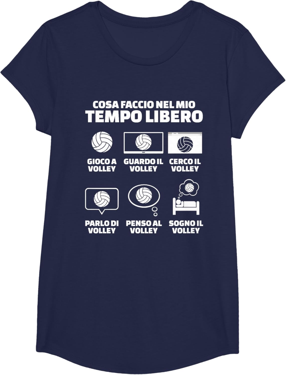 Thumbnail 6 de Maglietta pallavolo divertente Tempo Libero
