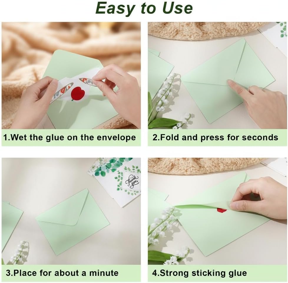 Thumbnail 3 de Romon Buste di Carta 50 pezzi, kraft 120 g/m² per inviti ✉️