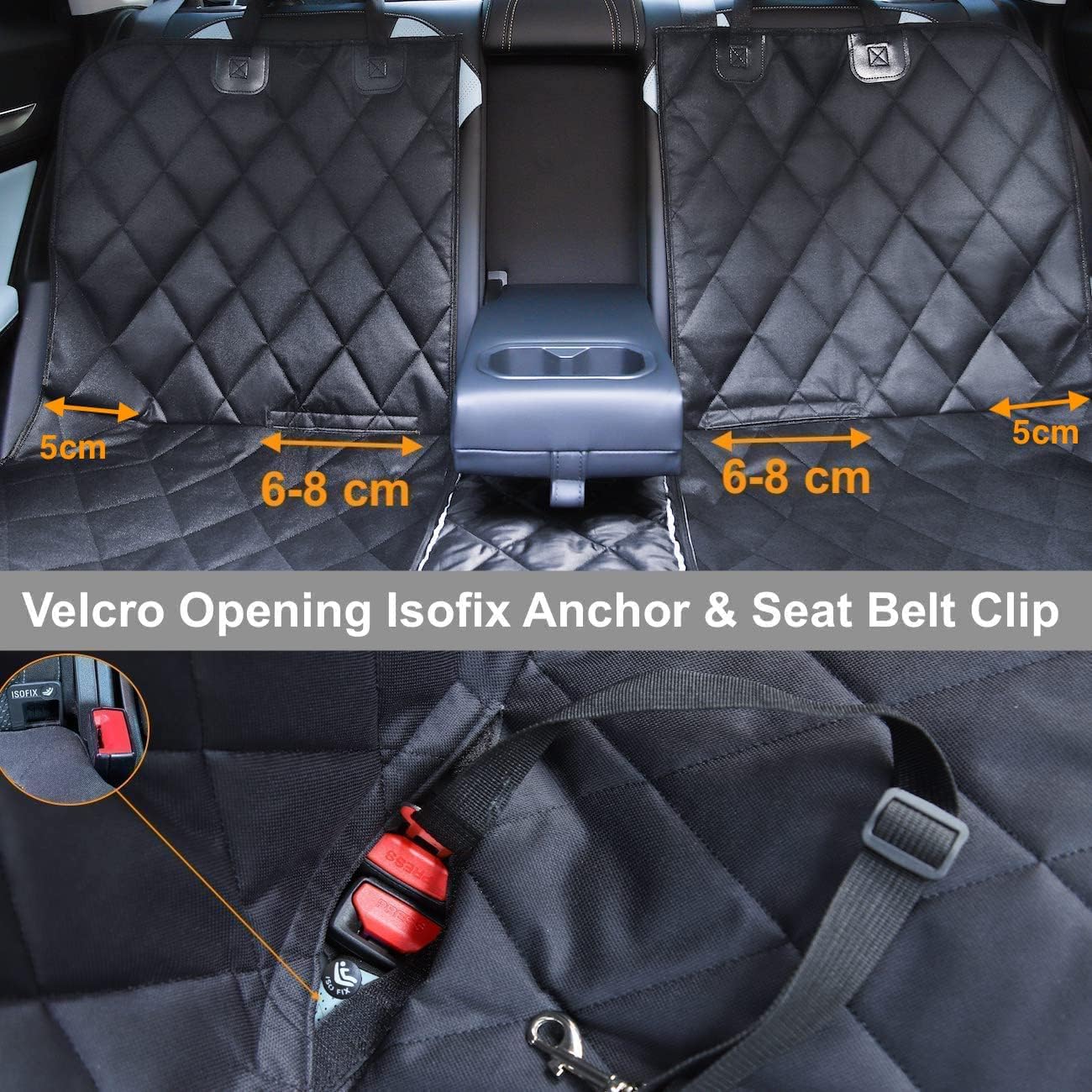 Detalle 2 de GoBuyer Dog Car Seat Cover Protector — Isofix Compatible