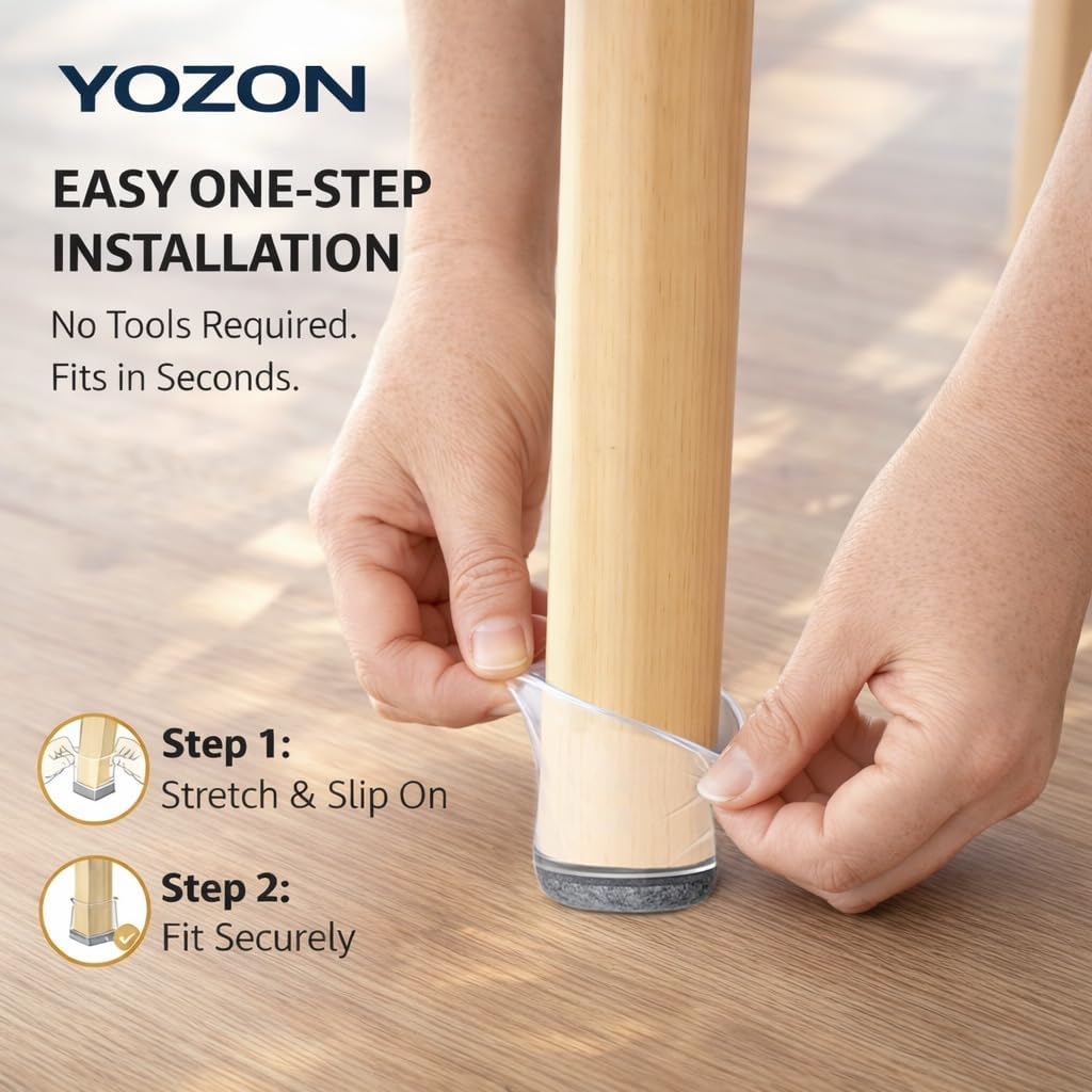 Thumbnail 4 de Chair Leg Floor Protectors 13-23mm 24pcs