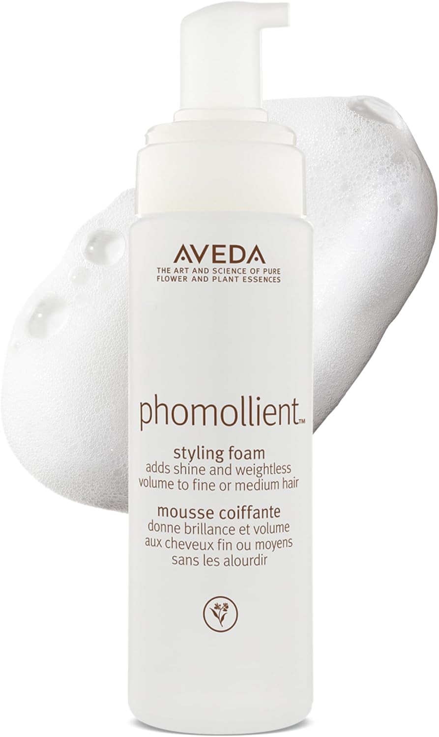 Detalle de Aveda Phomollient Mousse Coiffante : mousse légère pour volume sur cheveux fins (200 ml)