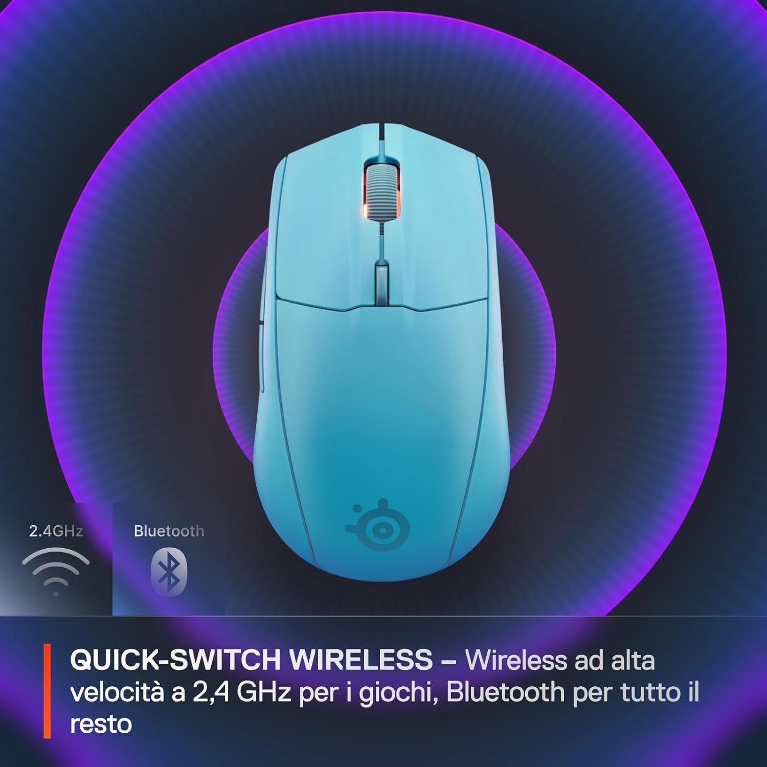 Thumbnail 2 de SteelSeries Rival 3 Wireless Gen 2 gaming 1,9 ms