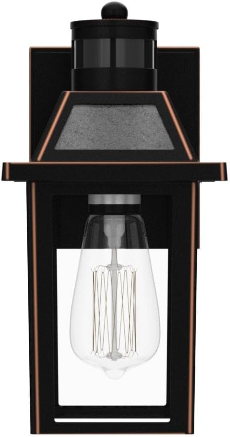 Detalle 2 de YISURO yx-101-1 Outdoor Wall Sconce with GFCI Outlets and 3 Lighting Modes