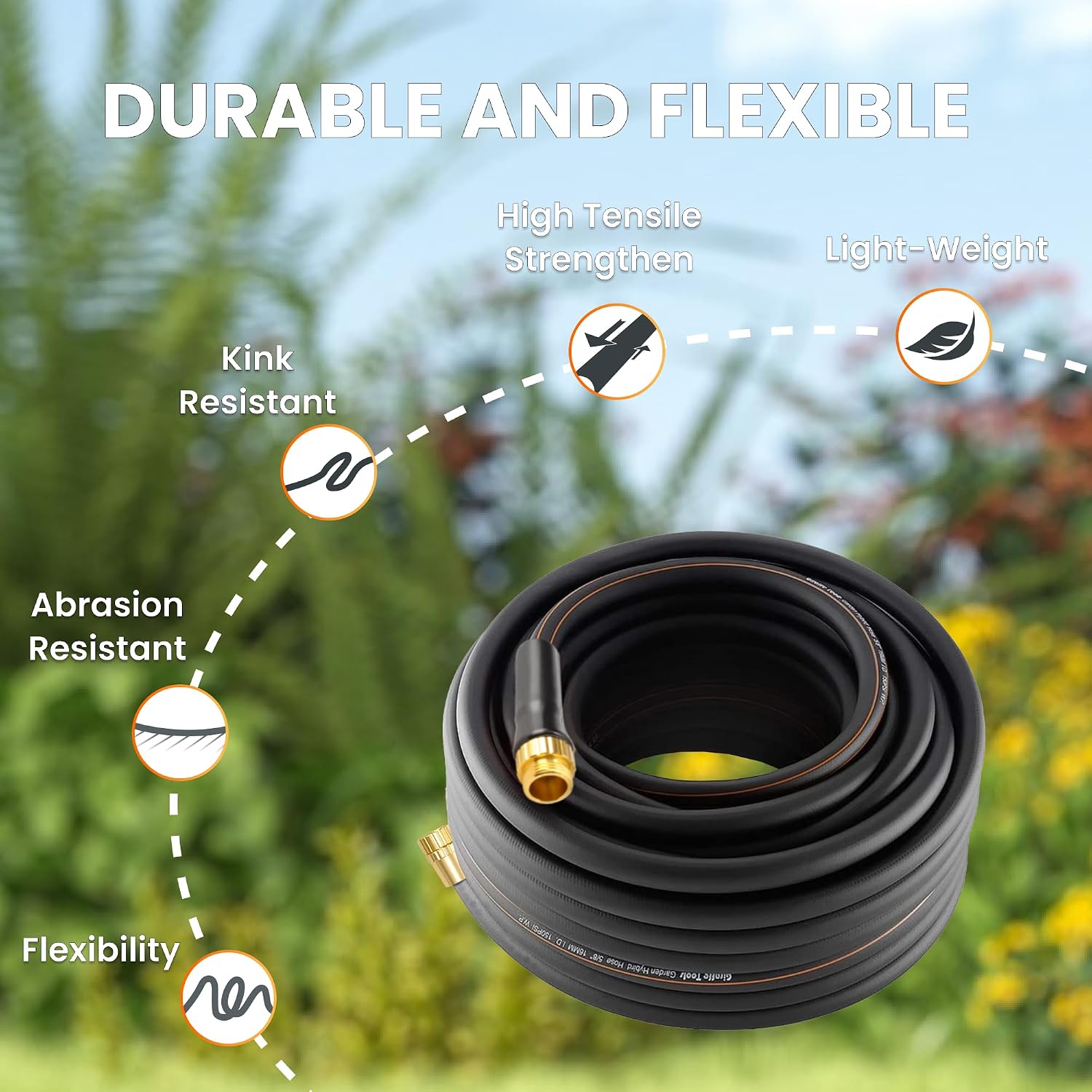 Detalle de Giraffe Tools Garden Hose 10 ft