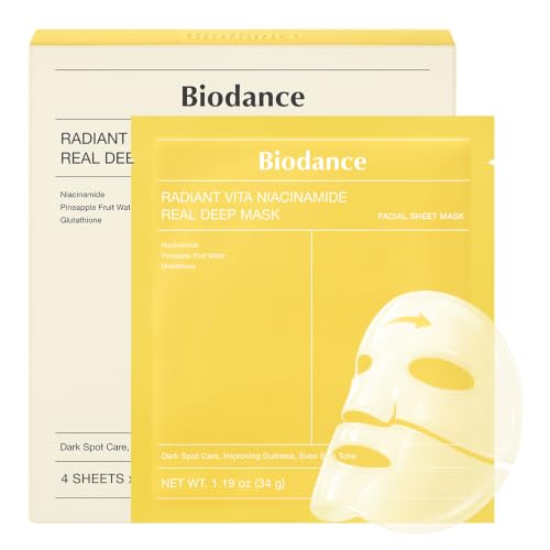 Detalle de BIODANCE Refreshing Vita Real Deep Mask: Maschera Viso Hydrogel Notturna 34g x 4 pezzi