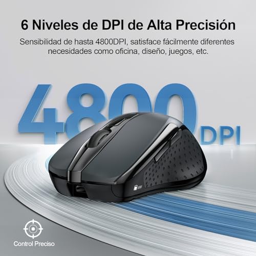 Thumbnail 4 de TECKNET Ratón Inalámbrico 4800 dpi