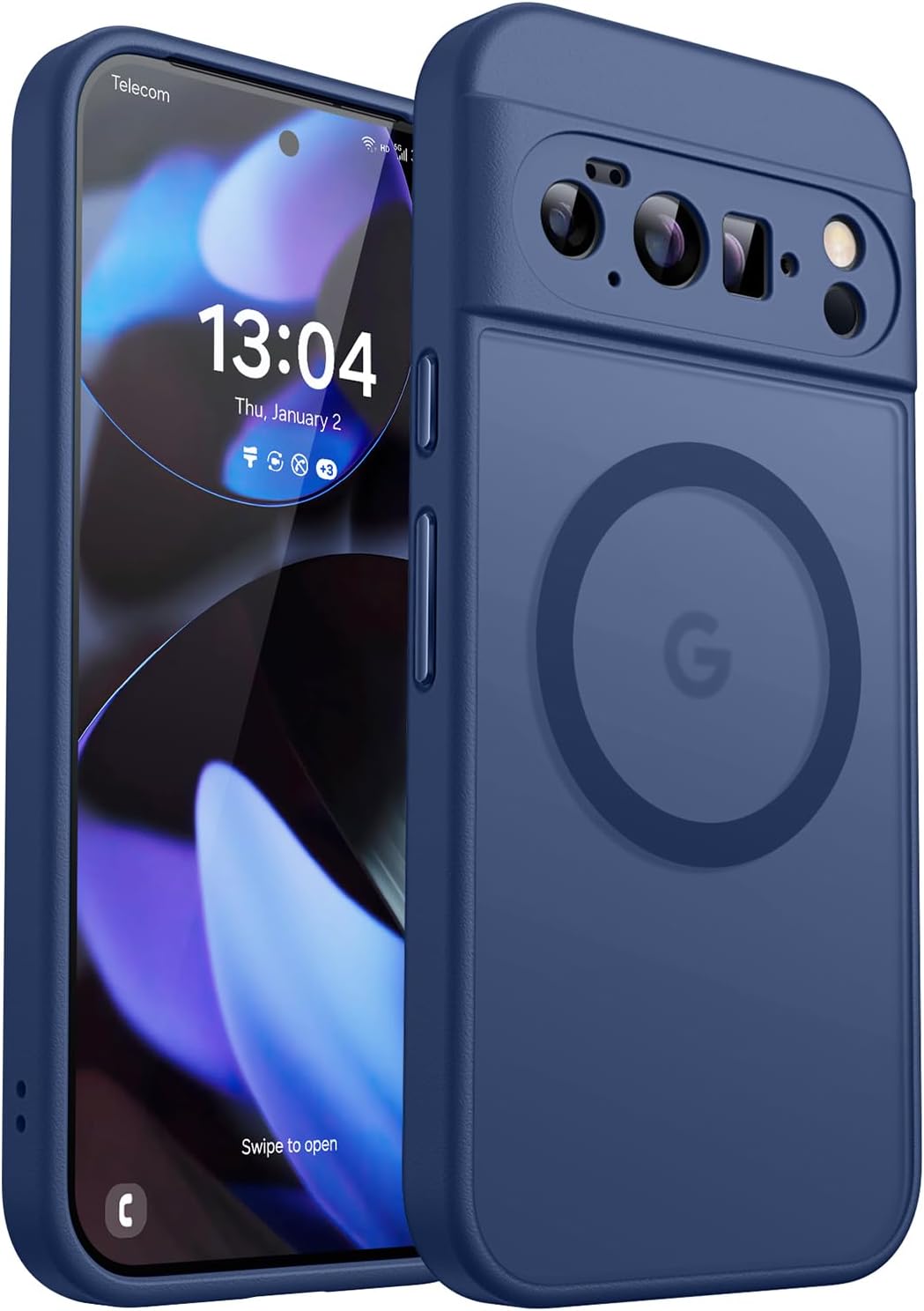 Thumbnail 3 de CANSHN Coque Magnétique pour Google Pixel 10 Pro (6,3') avec Airbags – Transparent