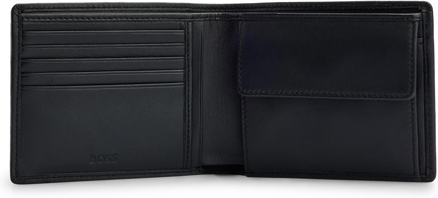 Thumbnail 6 de Hugo Boss Portafoglio da uomo Asolo in pelle nero ONESI