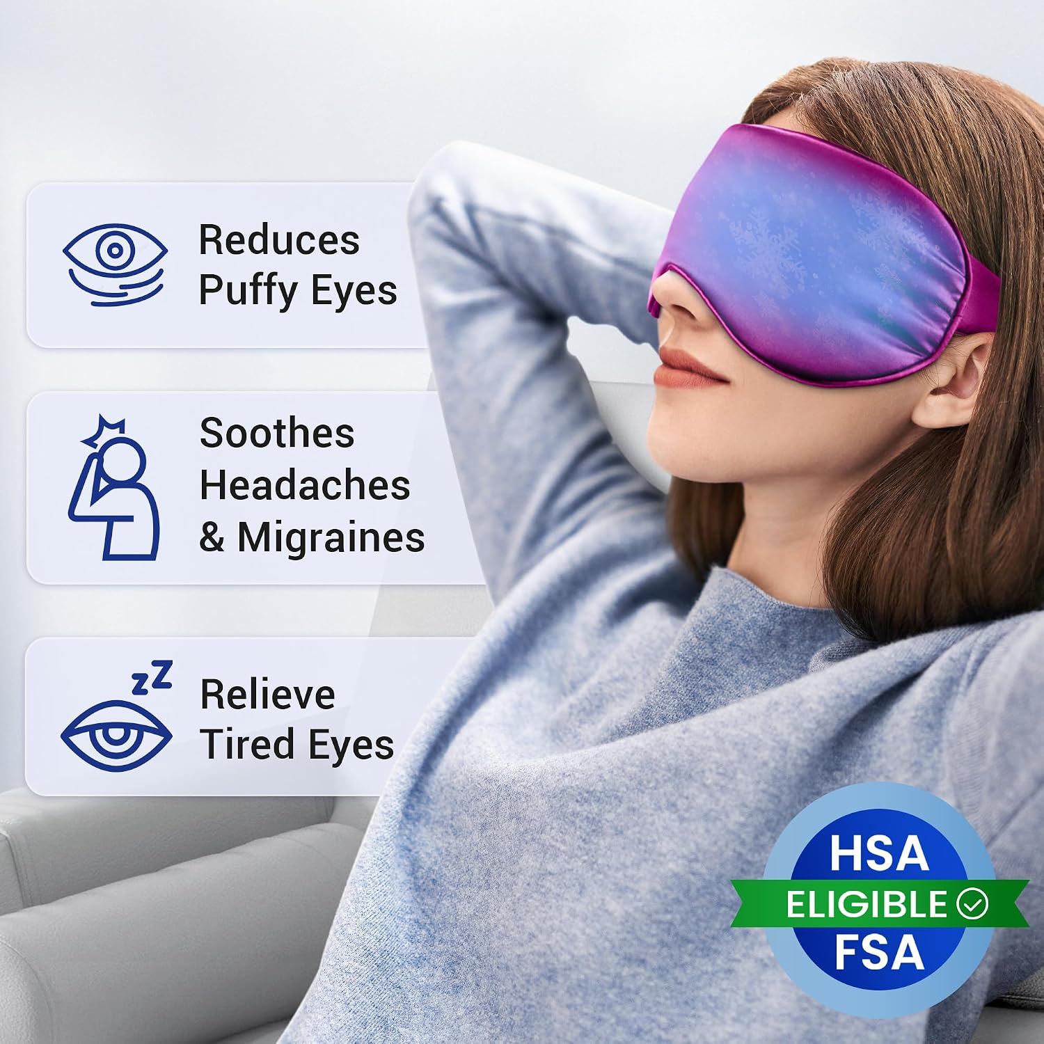 Detalle 2 de Cooling Eye Mask for Puffy Eyes 😴