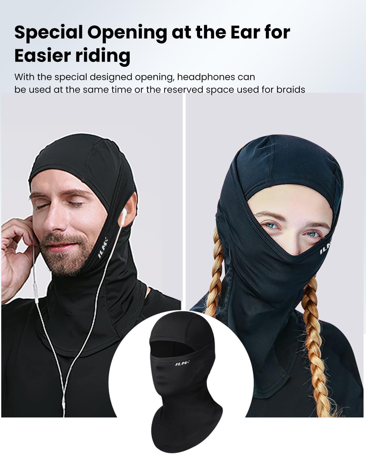 Detalle de ILM FM01 Motorcycle Balaclava 🧣