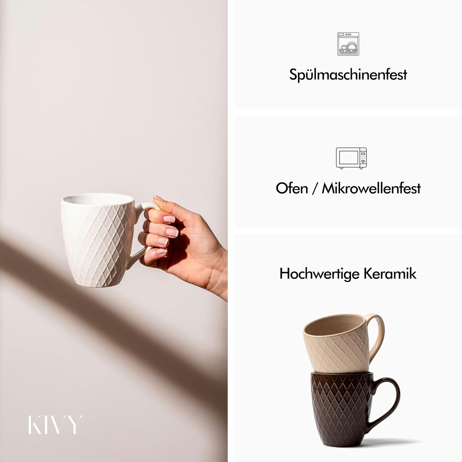 Detalle 2 de KIVY Tassen Set 6er 400ml