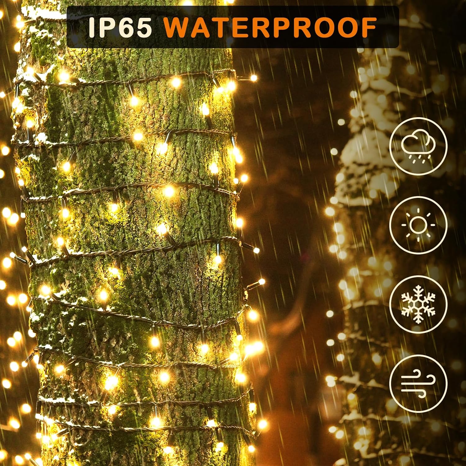 Thumbnail 1 de YAGOPAL Luci Natale Esterno 100M 800LED – Catena impermeabile IP65 con 8 modalità e timer