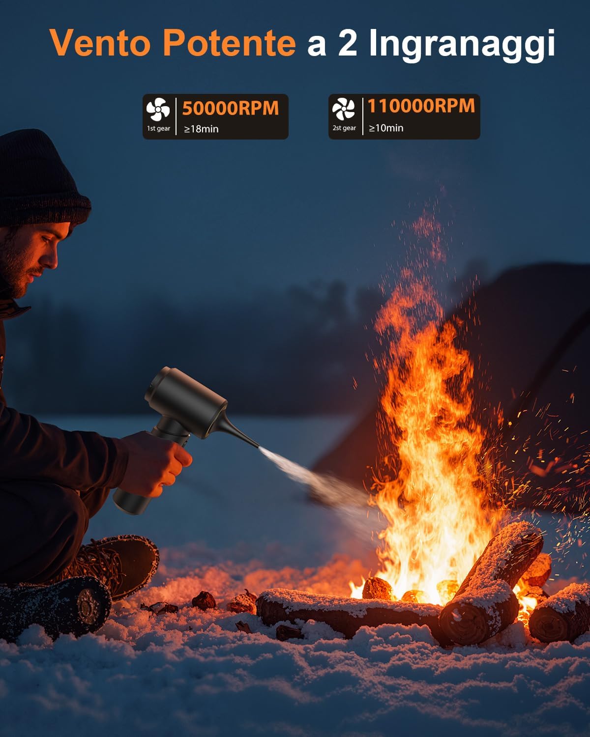 Thumbnail 5 de Aspirapolvere Auto 3 in 1 senza fili 16.000 Pa con motore brushless, aspirazione/soffiatore/pompa del vuoto