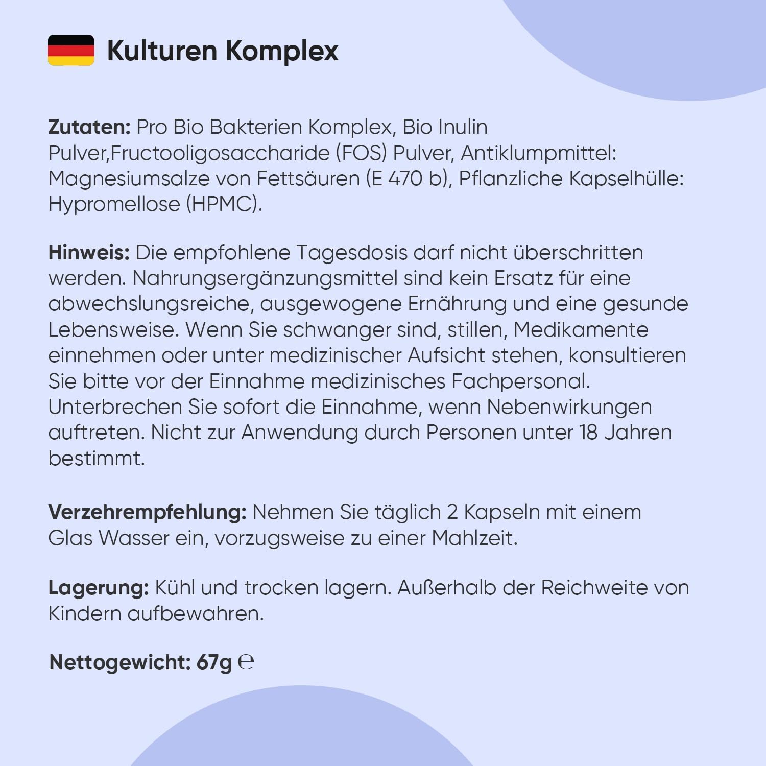 Thumbnail 3 de WeightWorld Kulturen Komplex 120 Kapseln 💊