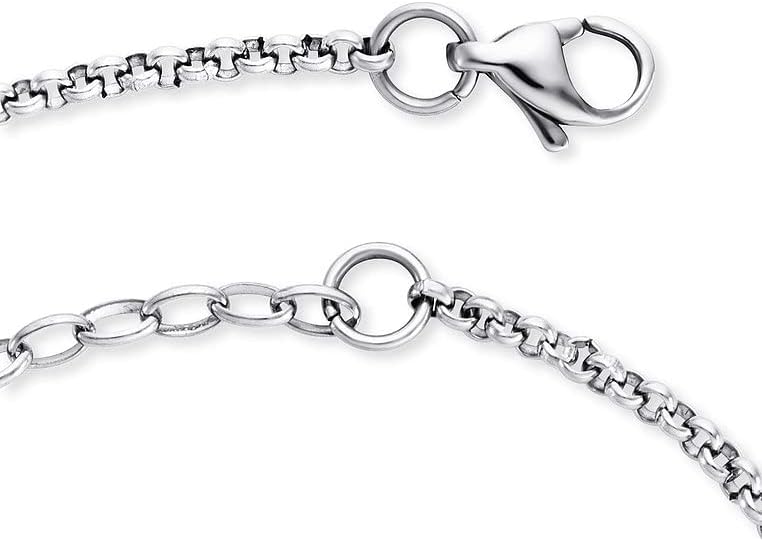 Thumbnail 2 de Engelsrufer Fußkettchen für Damen – verstellbare Länge, 925er Sterlingsilber rhodiniert oder Edelstahl, Bi- bzw. Tri-Color mit Anhänger