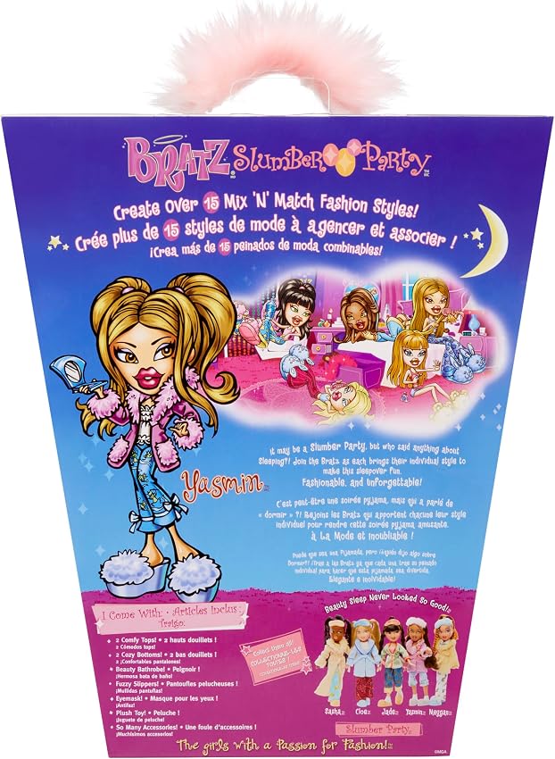 Thumbnail 6 de Bratz Yasmin Muñeca de Moda con Pijamas y Accesorios