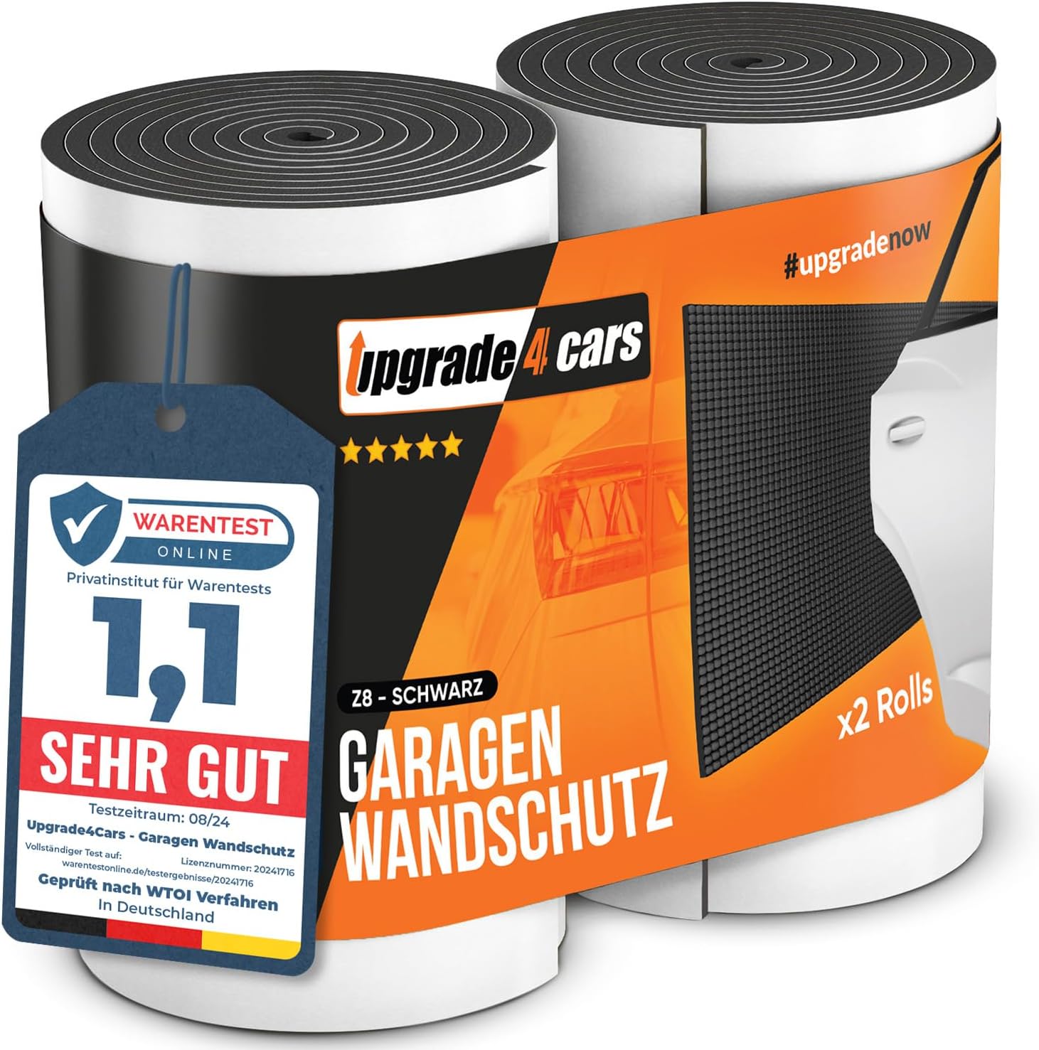 Thumbnail 6 de Upgrade4cars Garagen-Wandschutz 200 x 20 cm