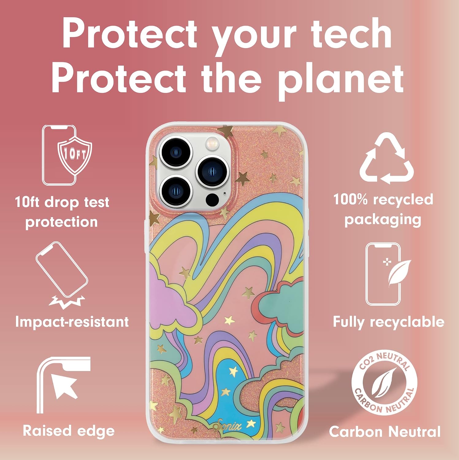 Detalle de Sonix Illusion MagSafe Case for iPhone 13 Pro Max and 12 Pro Max