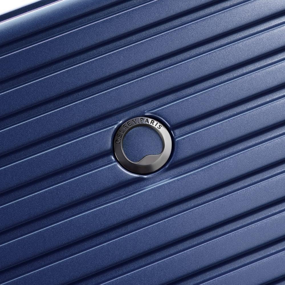 Detalle de DELSEY Paris Caumartin Plus – Valise cabine rigide 55x35x25 cm, 41 litres, S, Bleu Acier