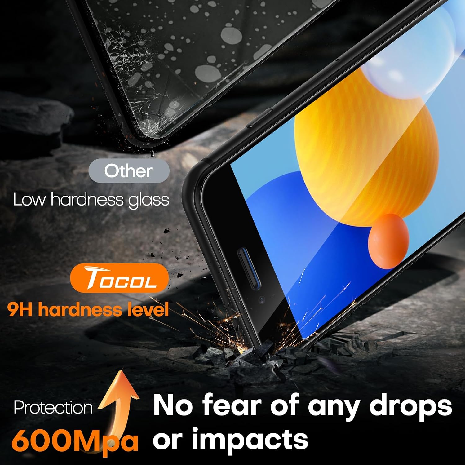 Detalle 2 de TOCOL 2 Pack 4.7" Screen Protector