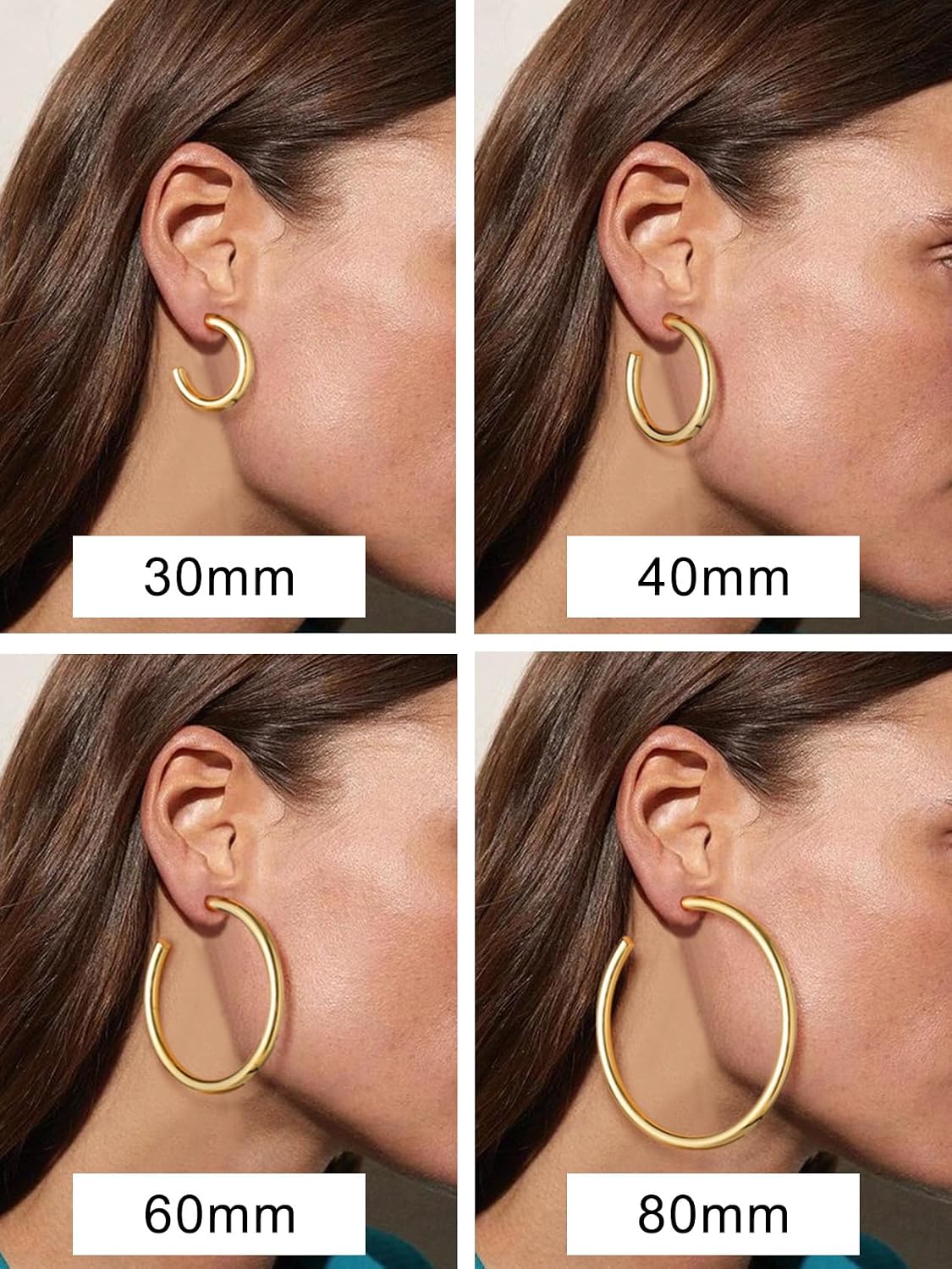 Thumbnail 5 de ChainsHouse Boucle d Oreille Creole 60 mm