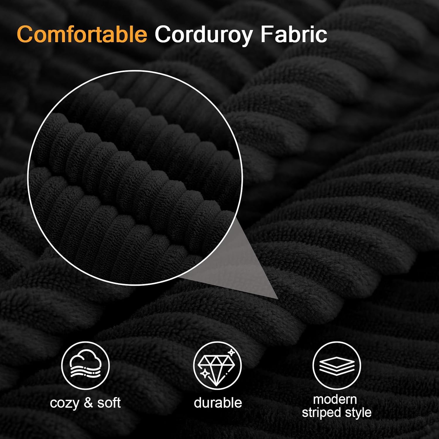 Thumbnail 6 de COMAX Futon Sofa Bed Convertible 4‑in‑1